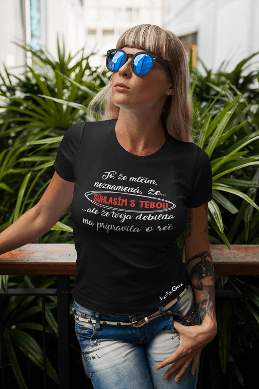 t shirt mockup featuring a stylish tattooed woman with sunglasses 2241 el1