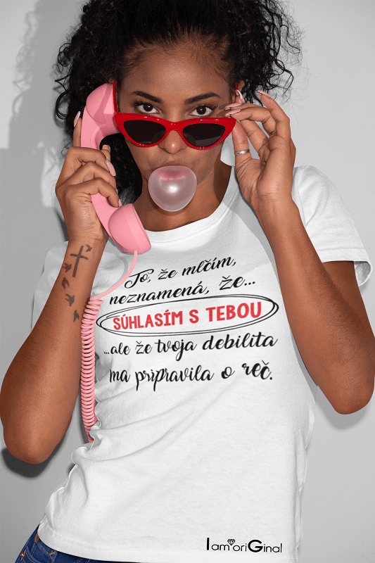 t shirt mockup of an cool woman blowing bubble gum 21897a
