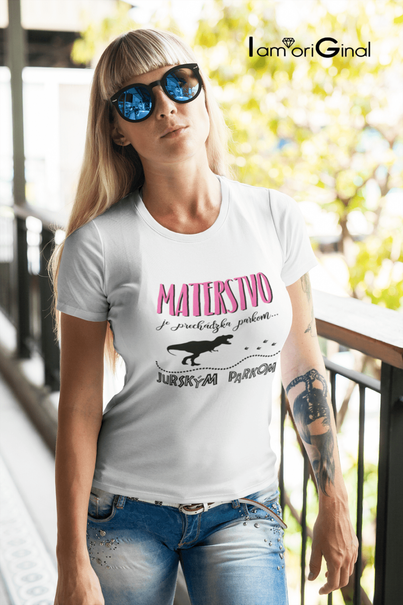 t shirt mockup featuring a serious woman with an arm tattoo and sunglasses 2244 el1 1