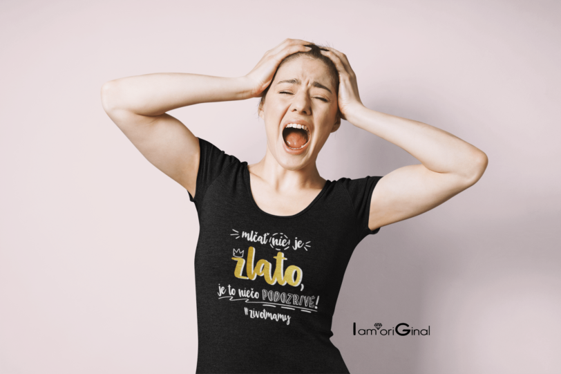 t shirt mockup of a woman freaking out in a studio 45322 r el2 1